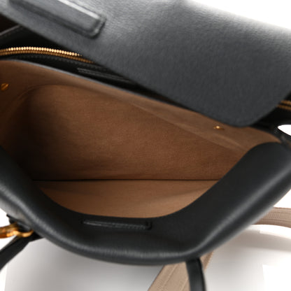 MCM Grained Calfskin Medium Milla Tote Phantom Grey 9 of 16