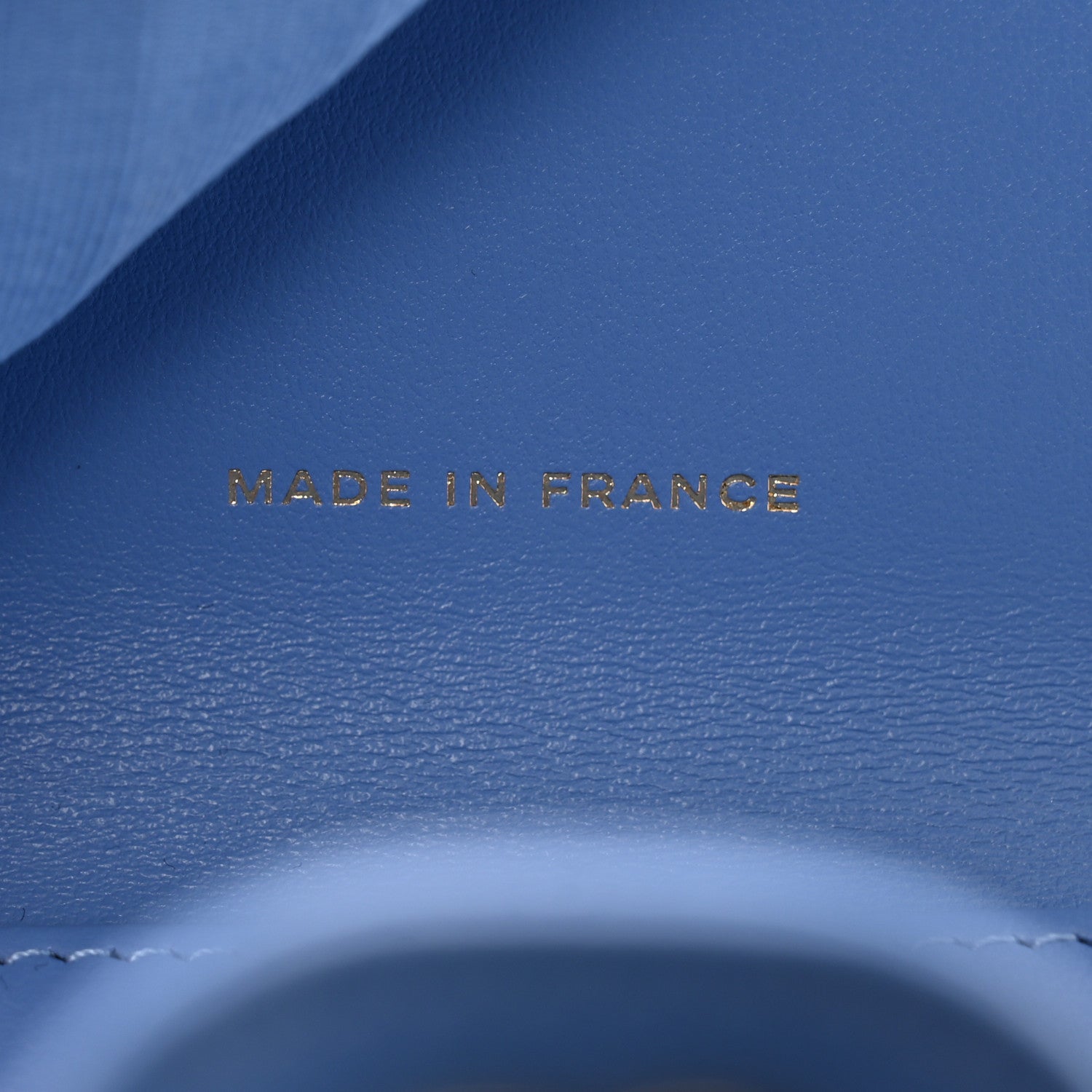 Chanel Caviar Quilted Compact Flap Wallet Blue 7 of 9