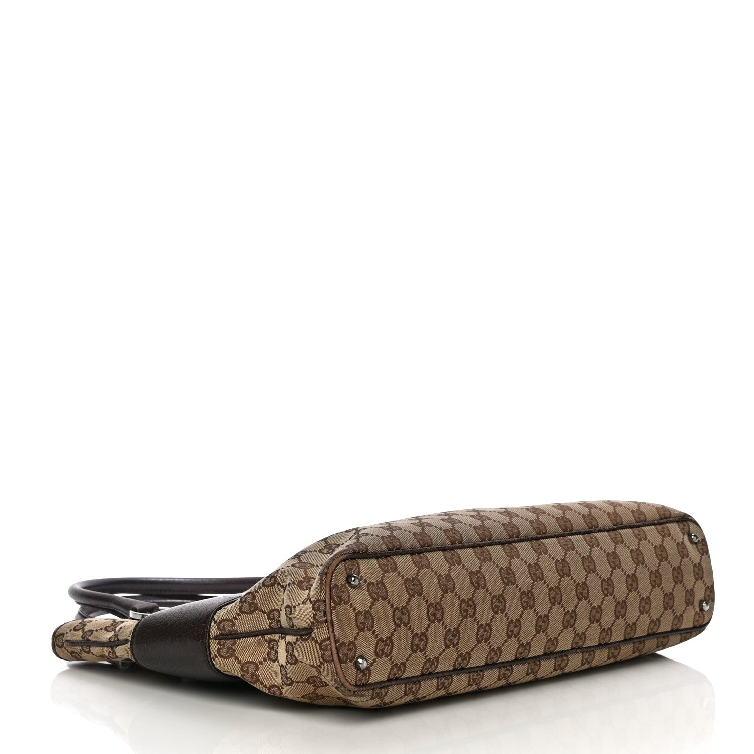 Gucci Monogram Signature Tote Dark Brown 3 of 41
