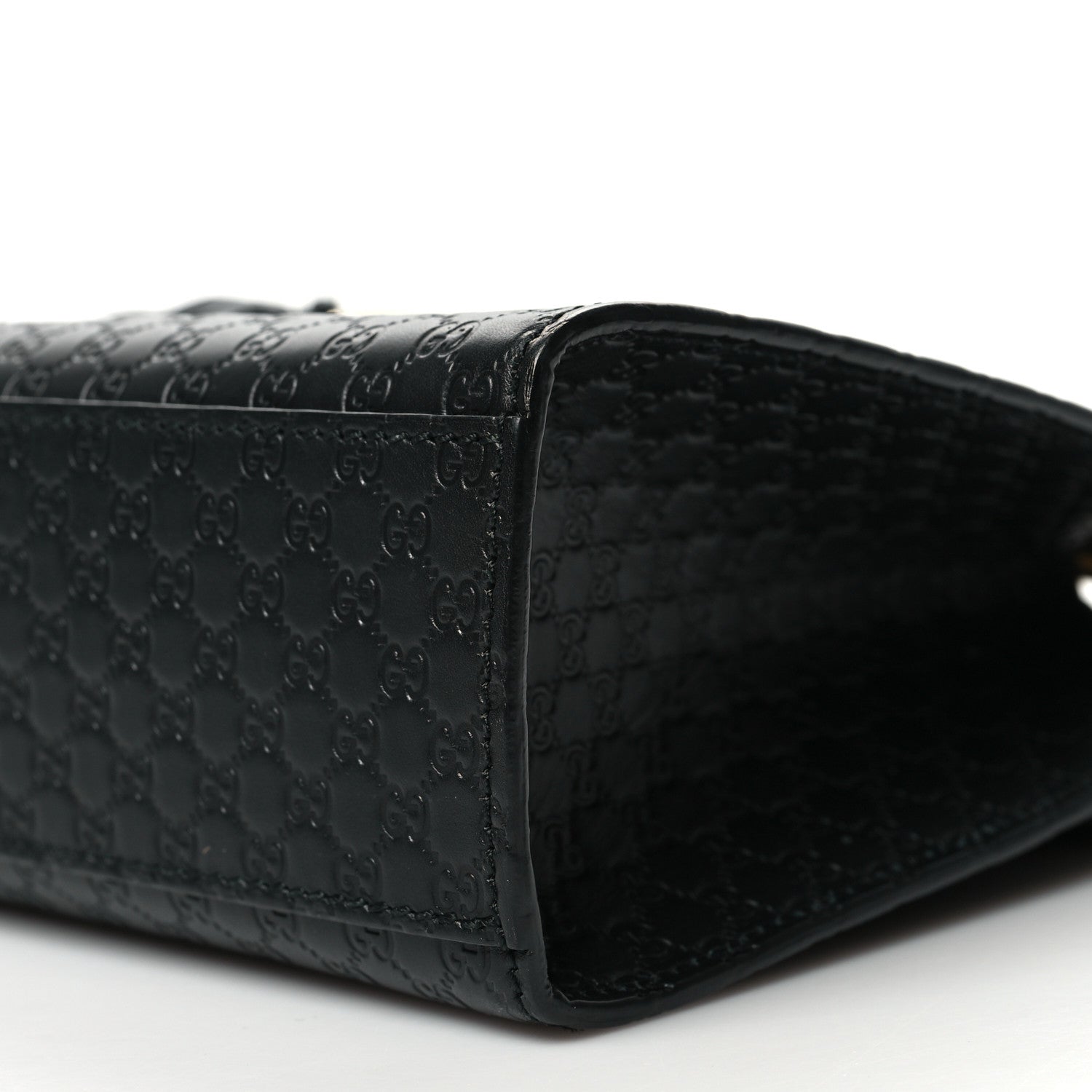 Gucci Microguccissima Medium Emily Chain Shoulder Bag Black 11 of 13