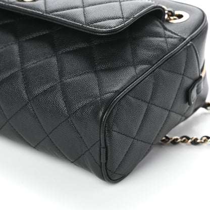 Chanel Caviar Quilted Medium In & Out Camera Case Black 10 of 10