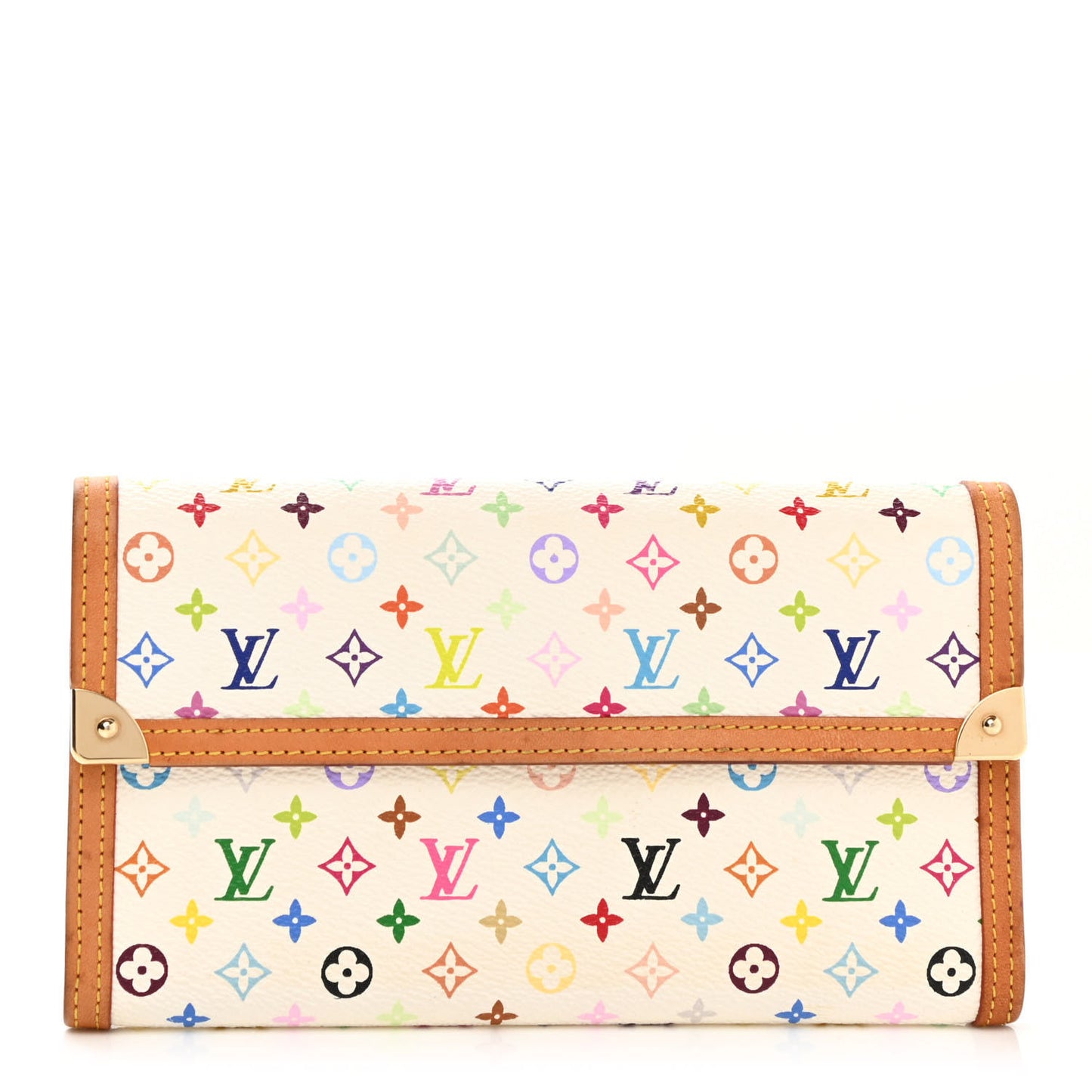 Monogram Multicolor Porte Tresor International Wallet White