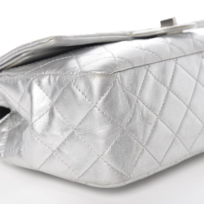 Chanel Metallic Lambskin Quilted 2.55 Reissue 227 Flap Silver 6 of 10