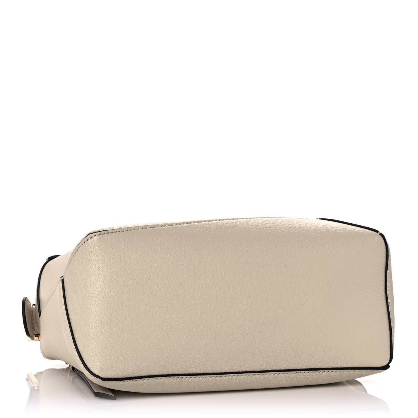 Goatskin Small Puzzle Edge Bag Angora