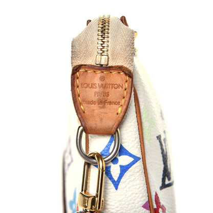 Louis Vuitton Monogram Multicolor Pochette Accessories White 8 of 10
