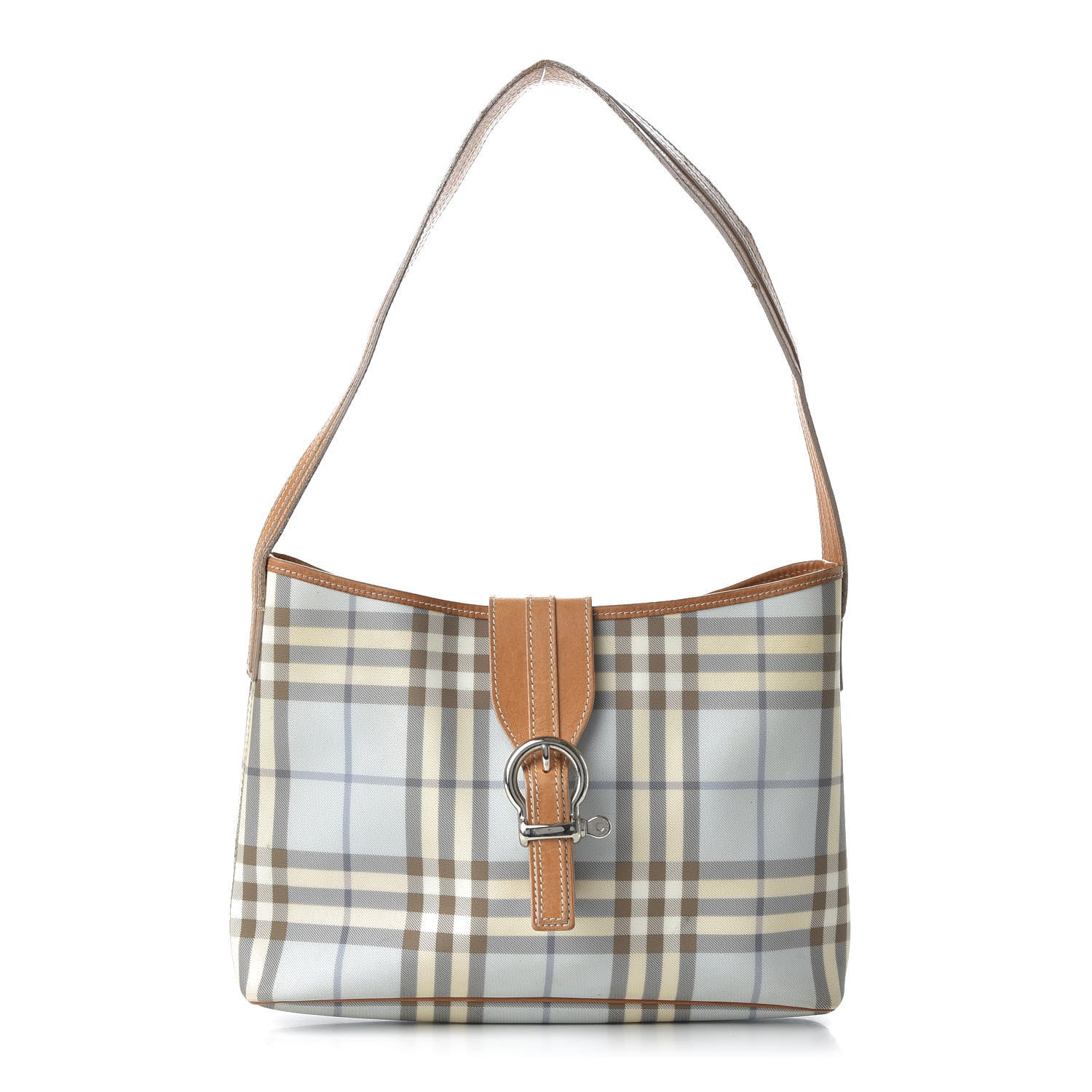 Burberry House Check Shoulder Bag Blue 1 of 11