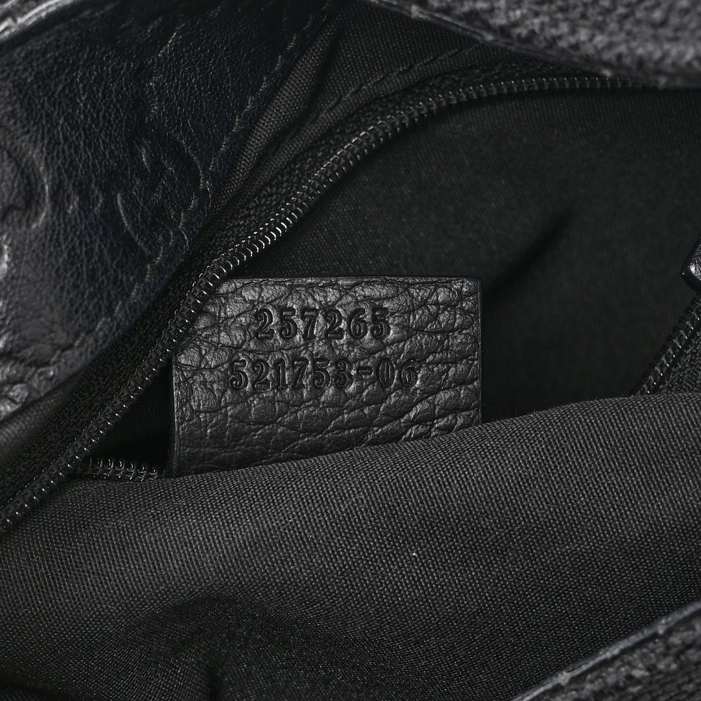 Canvas Guccissima Hobo Black