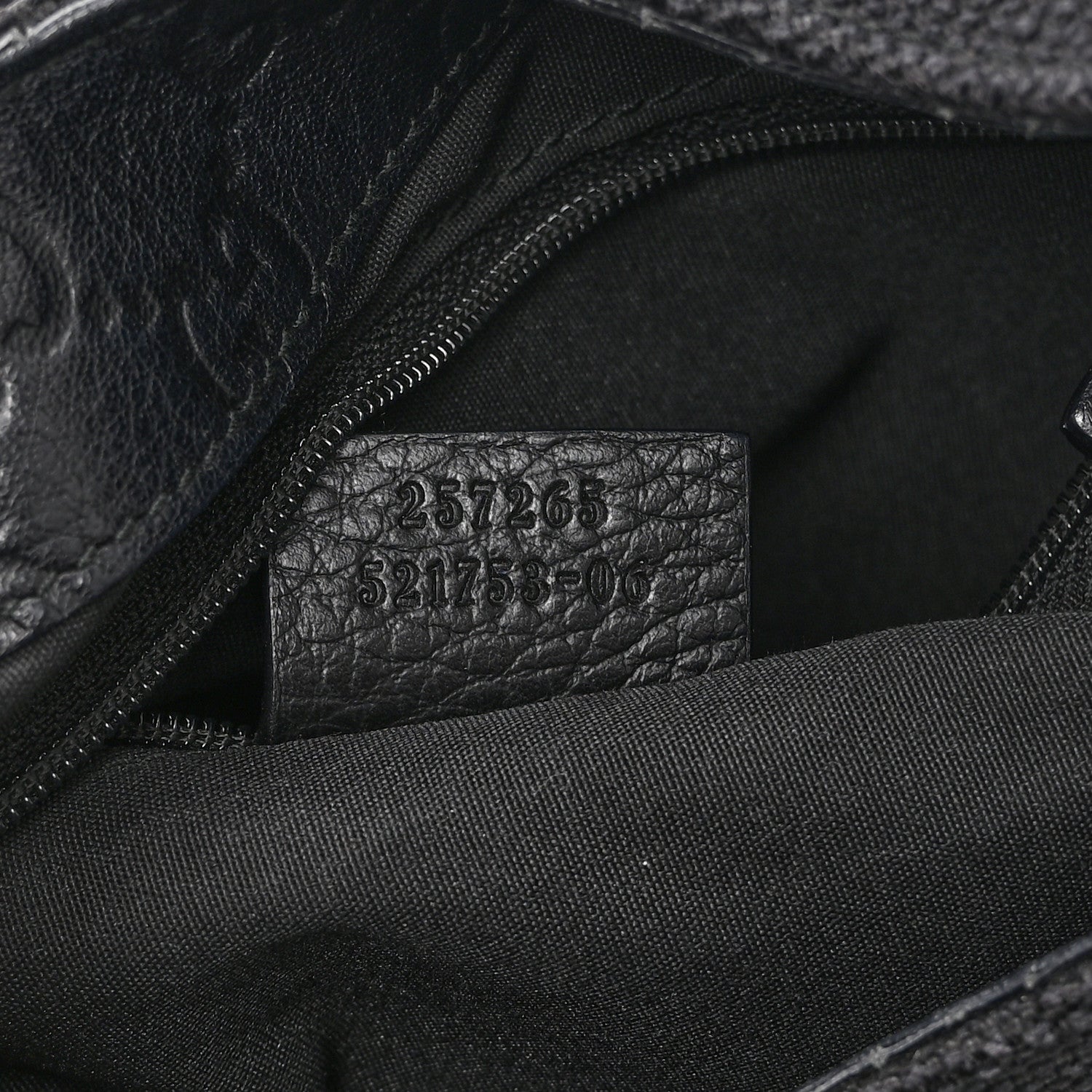 Gucci Canvas Guccissima Hobo Black 7 of 12