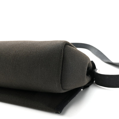 Hermes Military Toile Vache Hunter Herbag Zip Retourne 20 Vert De Gris Black 10 of 10