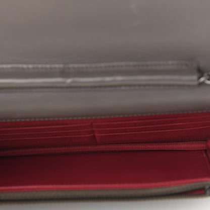Chanel Aged Calfskin Quilted Gabrielle Wallet On Chain WOC Grey 5 of 12