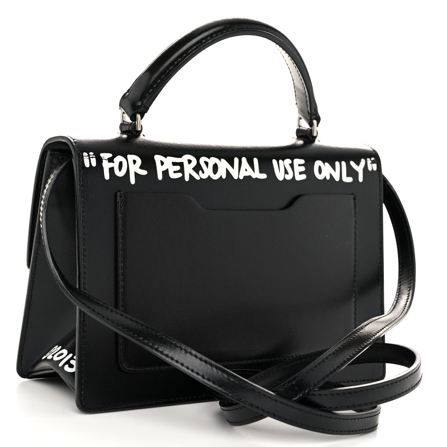 Calfskin Salary Jitney 1.4 Shoulder Bag Black