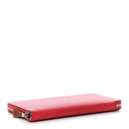 Hermes Epsom Silk'In Wallet Rouge Tomate 4 of 9