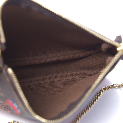 Louis Vuitton Monogram 2017 Christmas Animation Mini Pochette Accessories 5 of 8