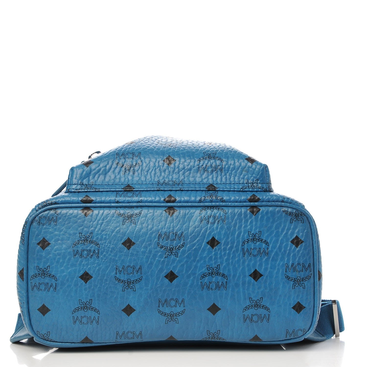 MCM Visetos Side Stud Small Stark Backpack Blue 6 of 12