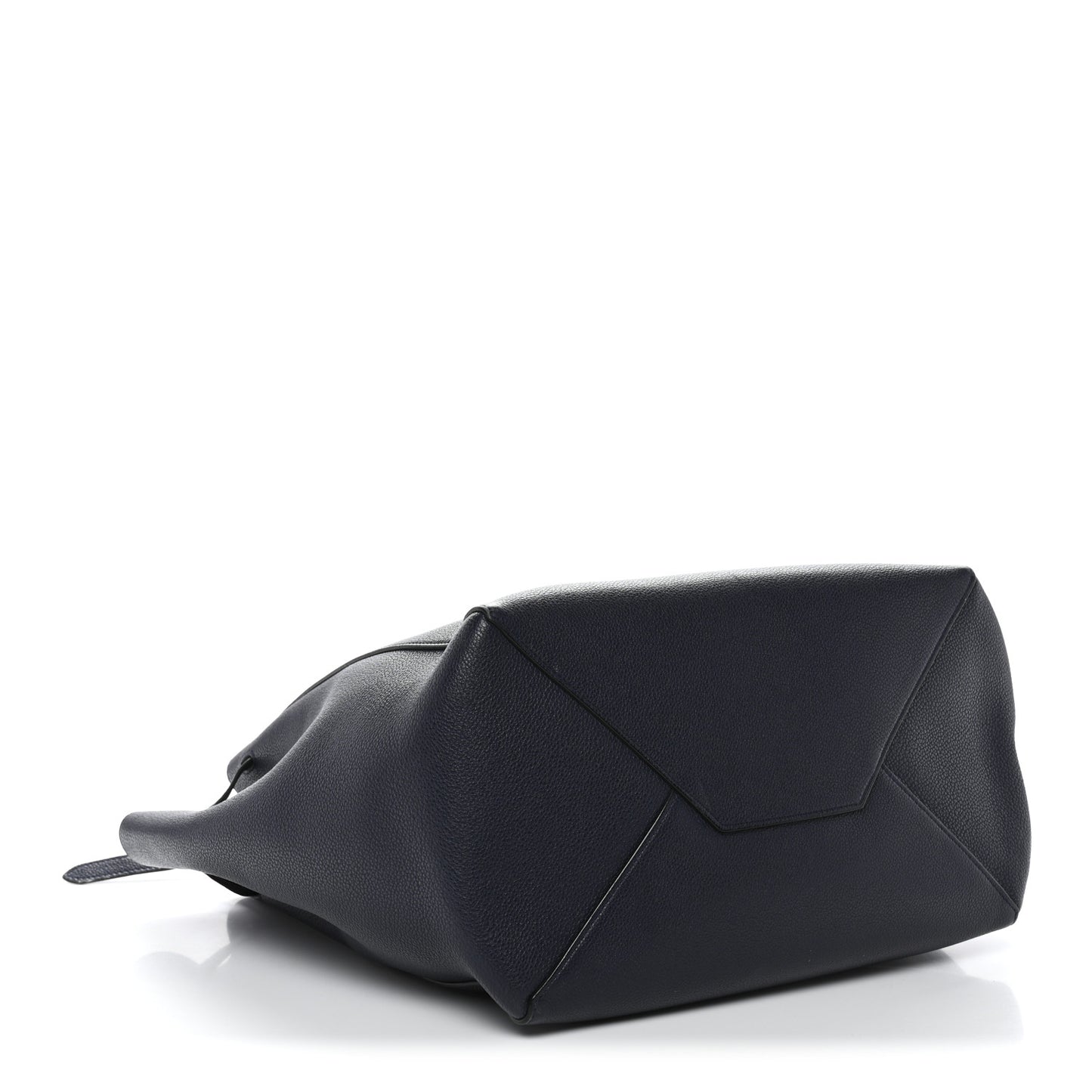 Soft Grained Calfskin Small Belt Cabas Phantom Navy