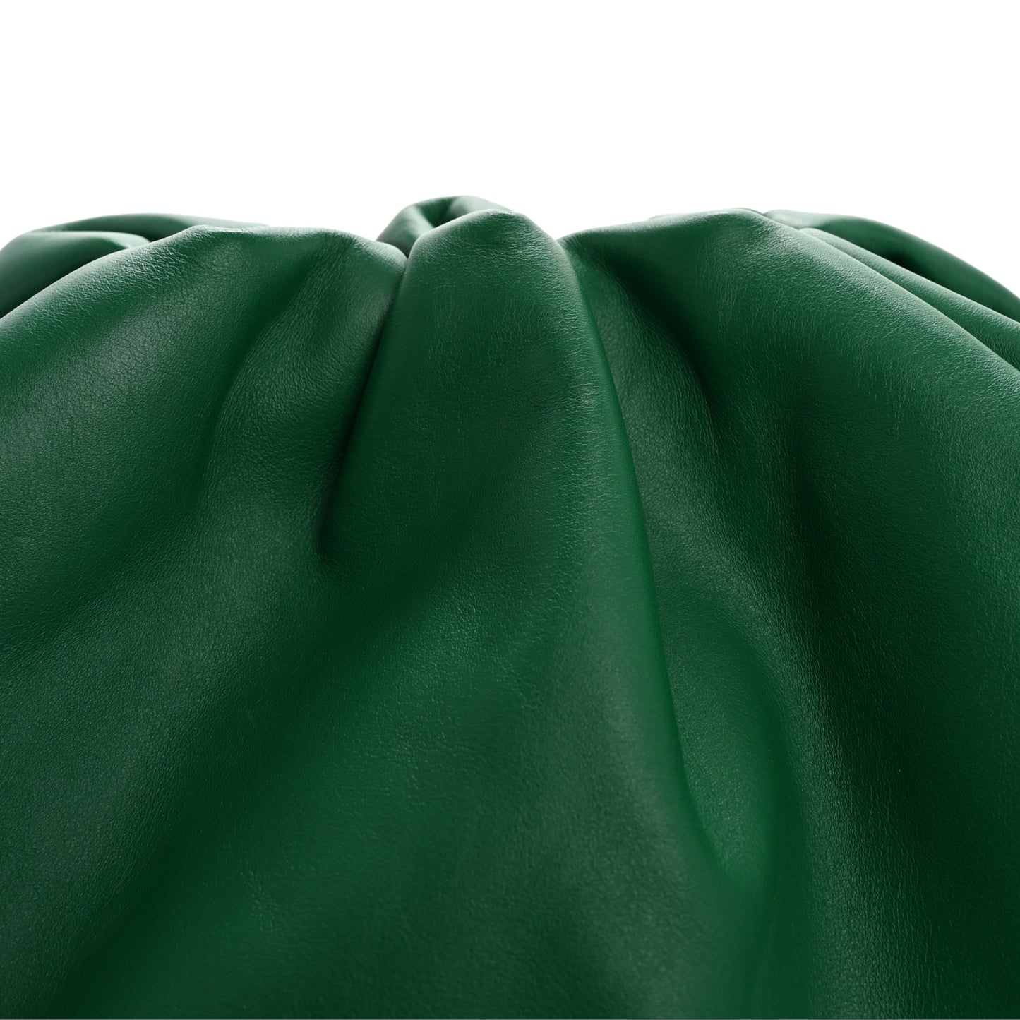 Smooth Butter Calf The Pouch Oversized Clutch Racing Green