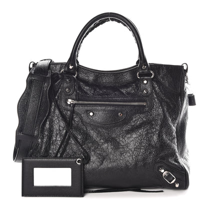 Balenciaga Agneau Classic Silver Hardware Velo Black 1 of 10