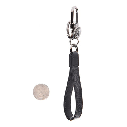 Louis Vuitton Monogram Eclipse Dragonne Bag Charm Key Holder 2 of 4