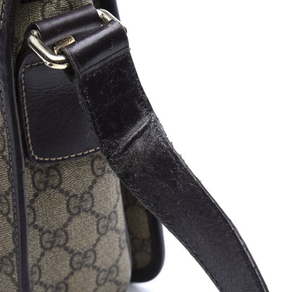 Gucci GG Plus Monogram Web Medium Flap Messenger Beige Dark Brown 9 of 11