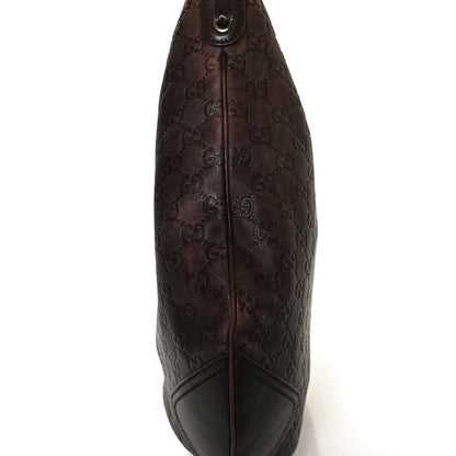 Gucci Guccissima Large Princy Hobo Dark Brown 12 of 14