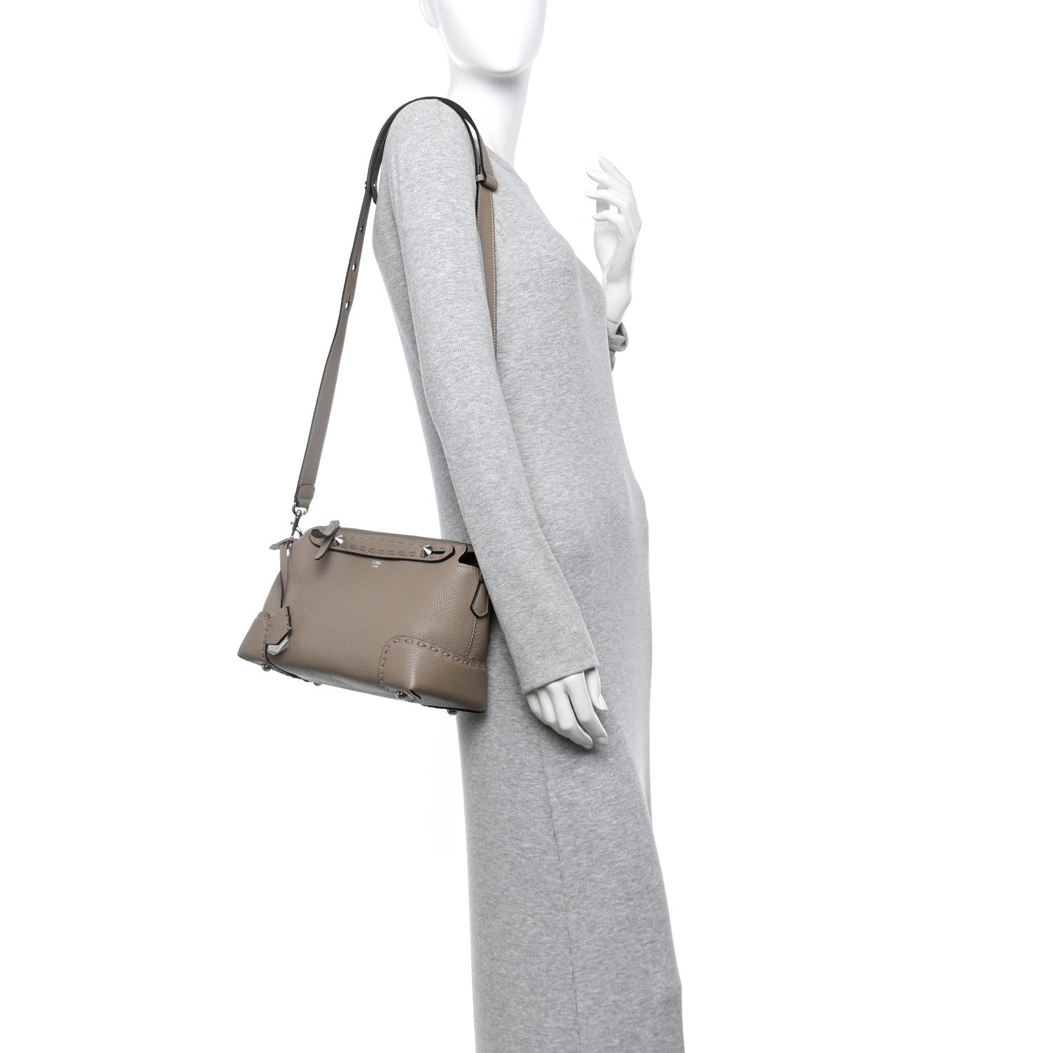 Fendi Cuoio Romano Sellerissima Medium By The Way Boston Bag Corda 2 of 11