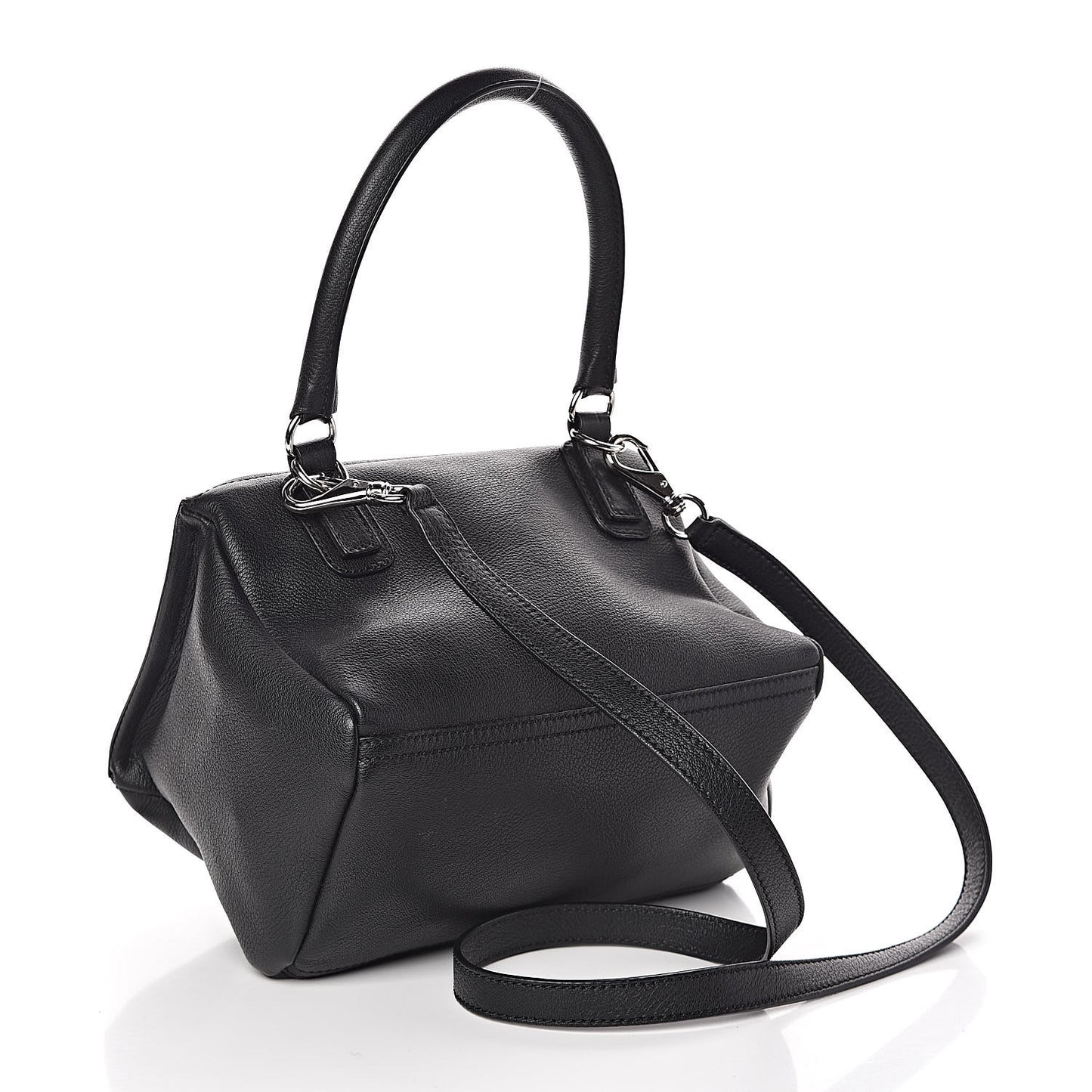 Sugar Goatskin Small Pandora Black