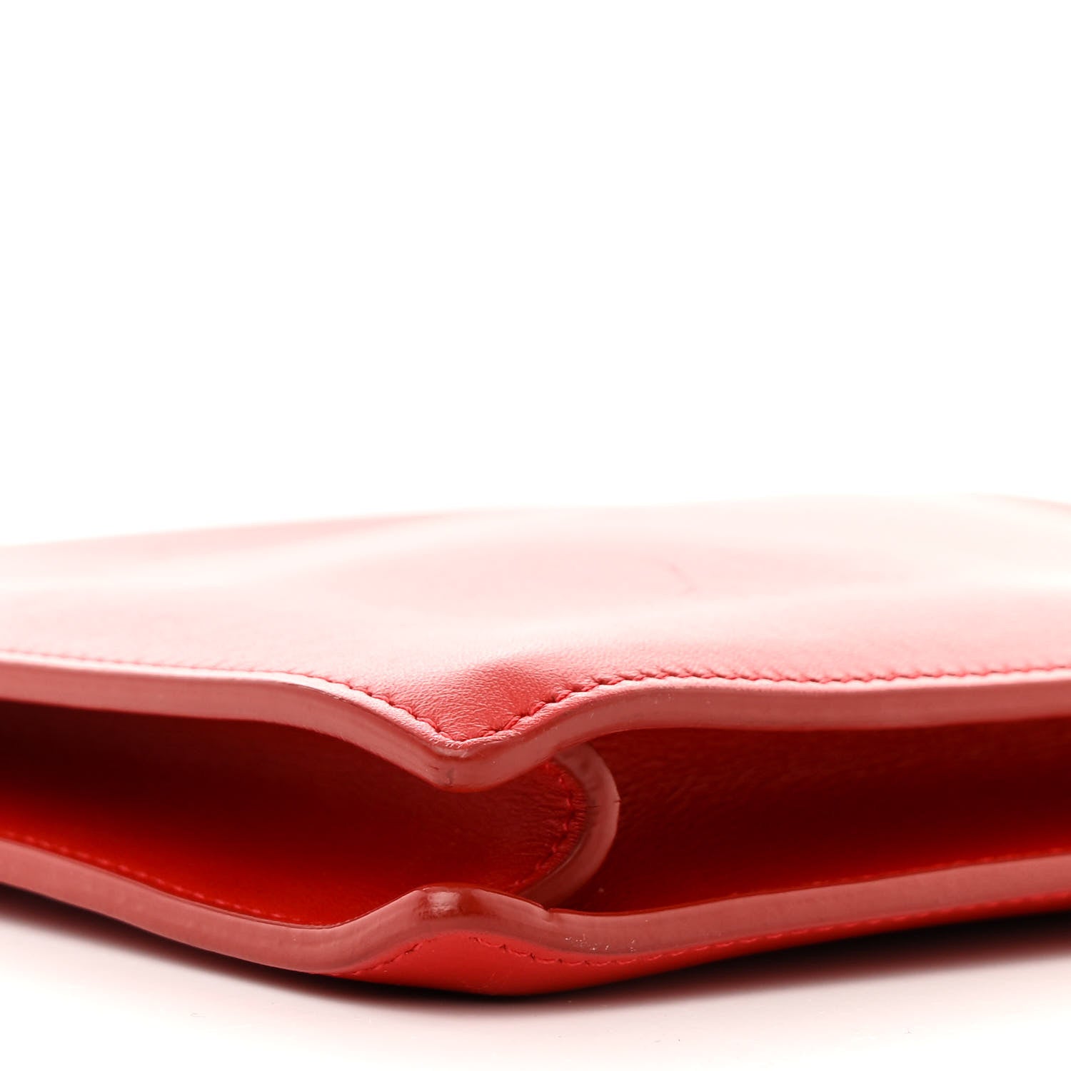 Celine Smooth Calfskin Mini Clasp Bag Red 9 of 15