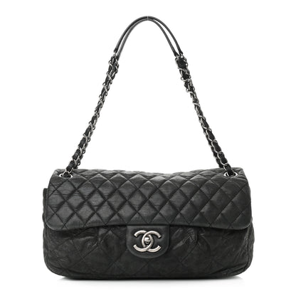 Chanel Iridescent Calfskin Large Chic Quilt Flap Black 1 of 11