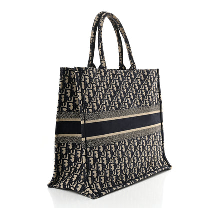 Christian Dior Oblique Large Book Tote Blue Multicolor 2 of 21