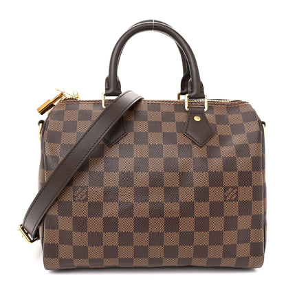 Louis Vuitton Damier Ebene Speedy Bandouliere 25 1 of 10