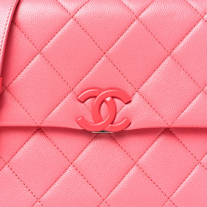 Chanel Caviar Quilted My Everything Flap Pink 8 of 13