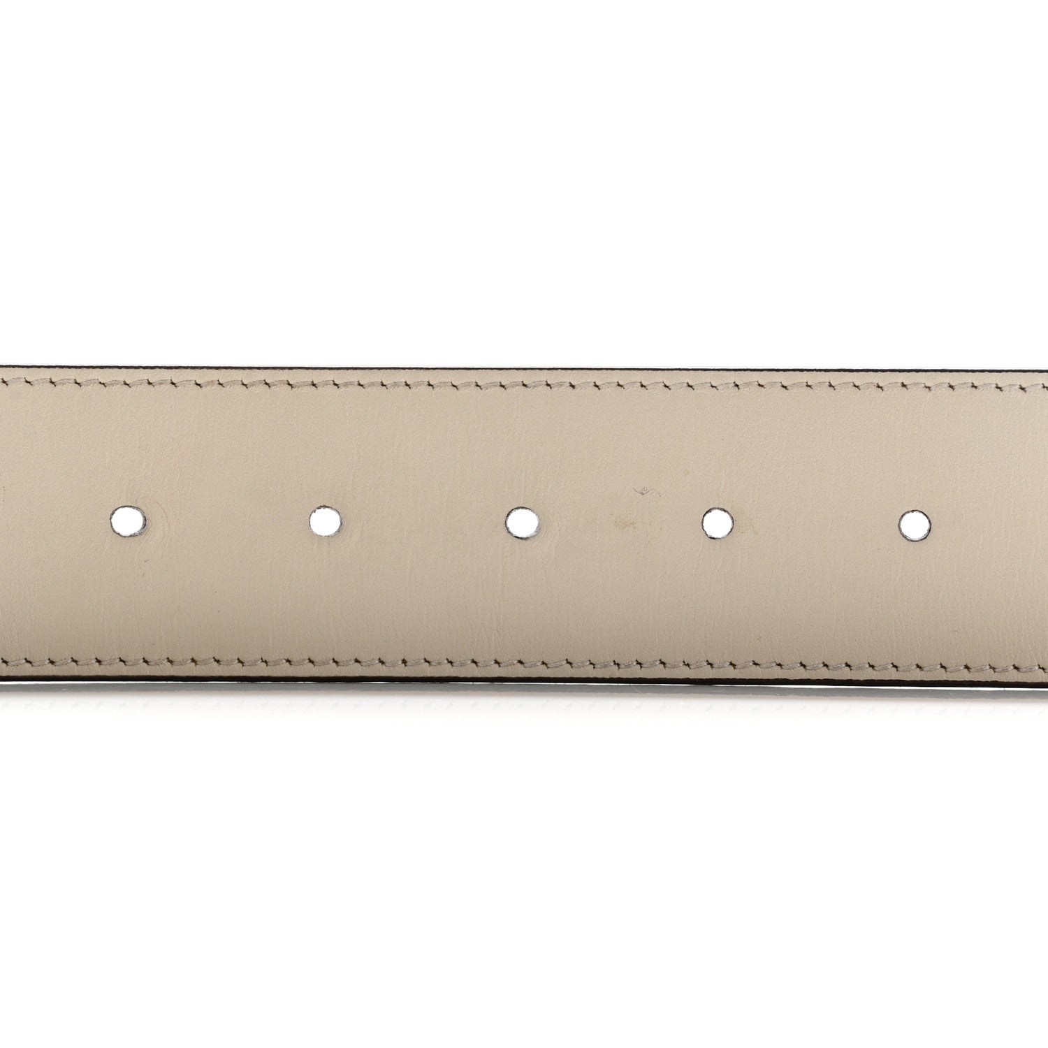 Gucci Calfskin Double G 40mm Belt 70 28 Mystic White 3 of 9