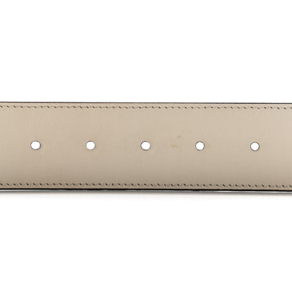 Gucci Calfskin Double G 40mm Belt 70 28 Mystic White 3 of 9
