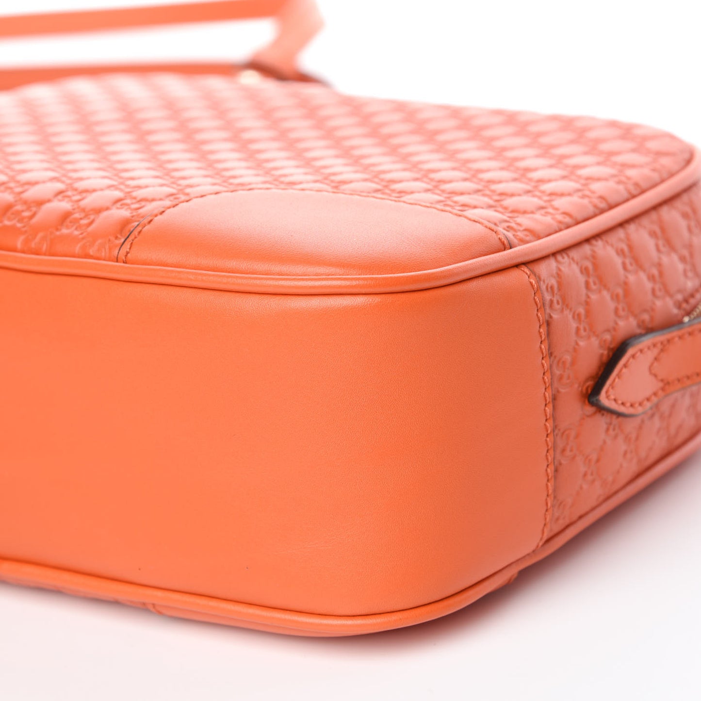 Soft Microguccissima Mini Bree Messenger Bag Sun Orange