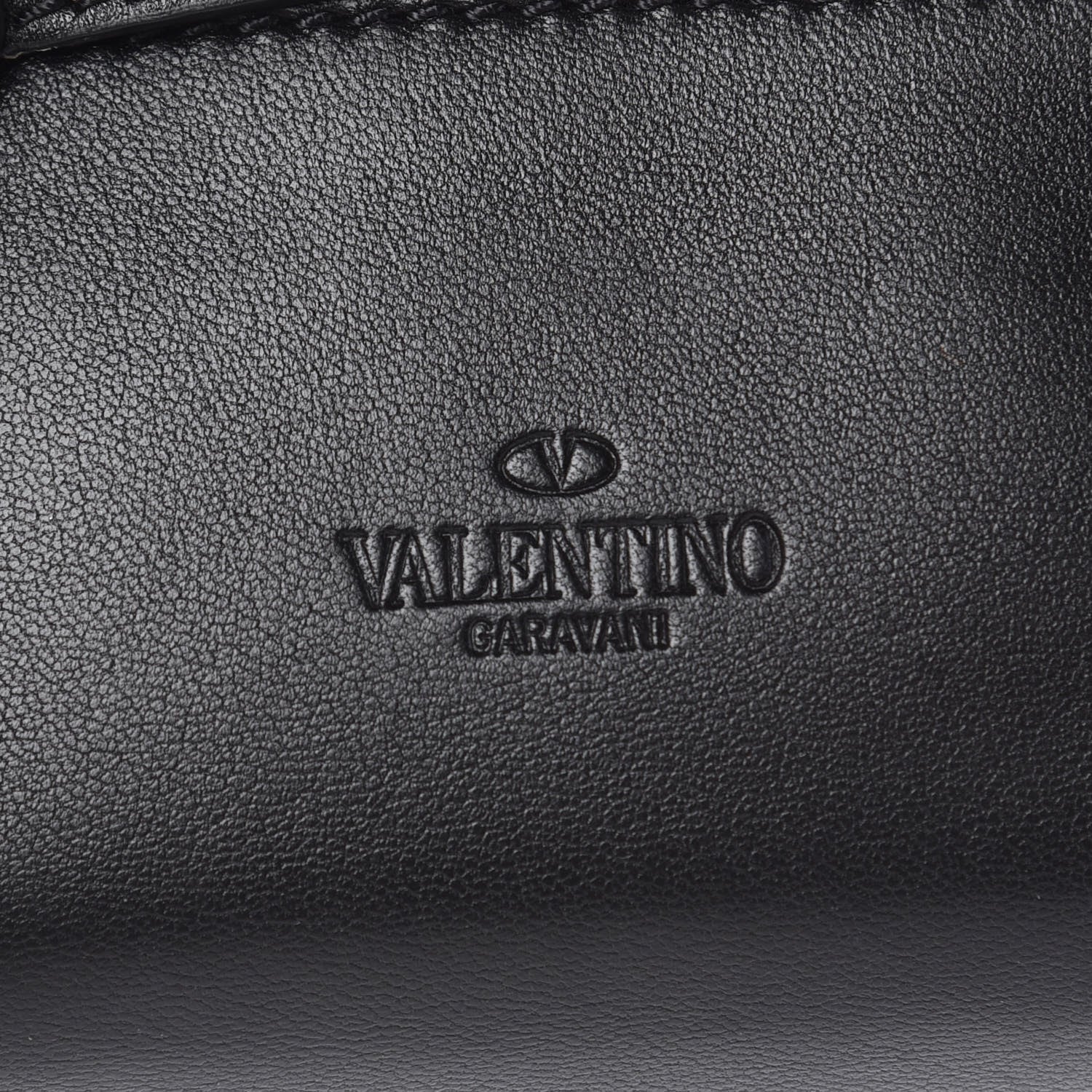 Valentino Garavani Lambskin Rockstud Spike Belt Bag 95 Black 8 of 8
