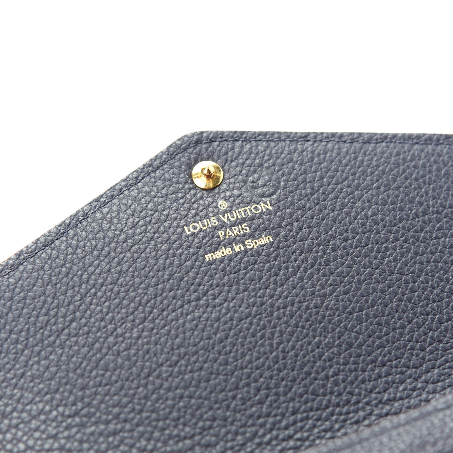 Empreinte Sarah Wallet NM Marine Rouge