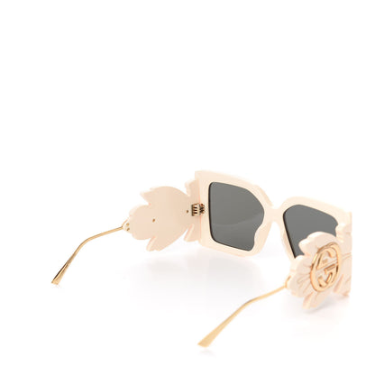 Gucci Acetate Square Frame Wing Sunglasses GG0535S Ivory 4 of 7