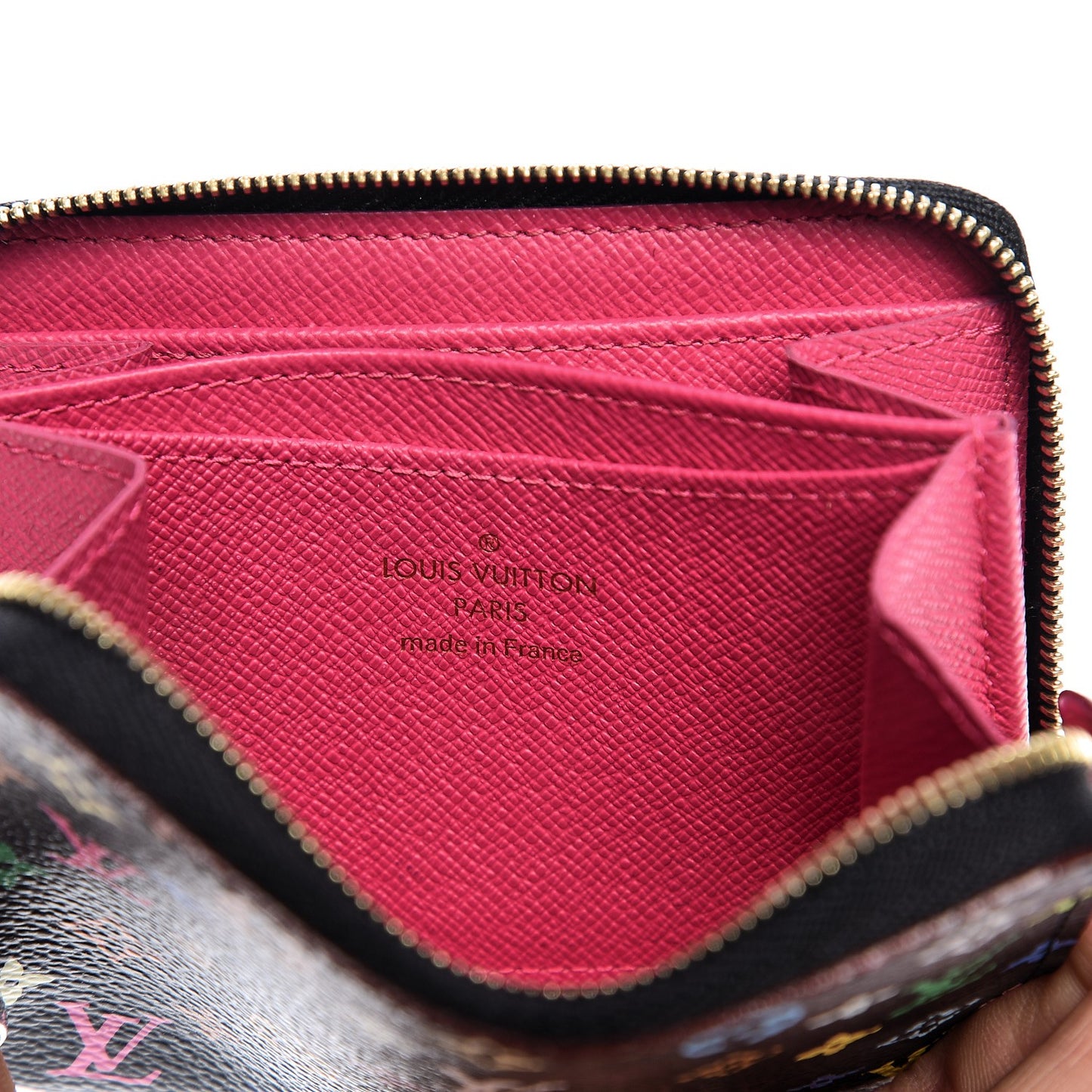 Monogram Multicolor Zippy Coin Purse Black Grenade