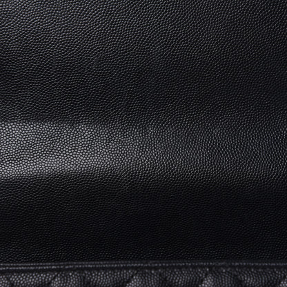 Chanel Caviar Lizard Quilted Small Coco Handle Flap Black 10 of 12