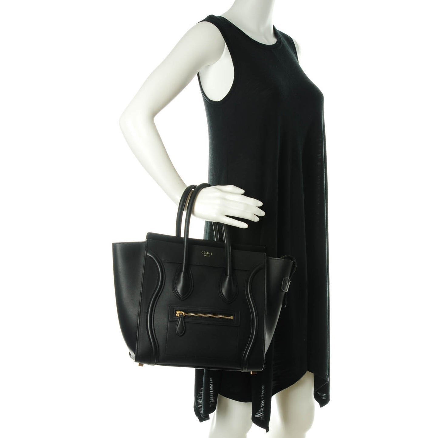 Smooth Calfskin Micro Luggage Black