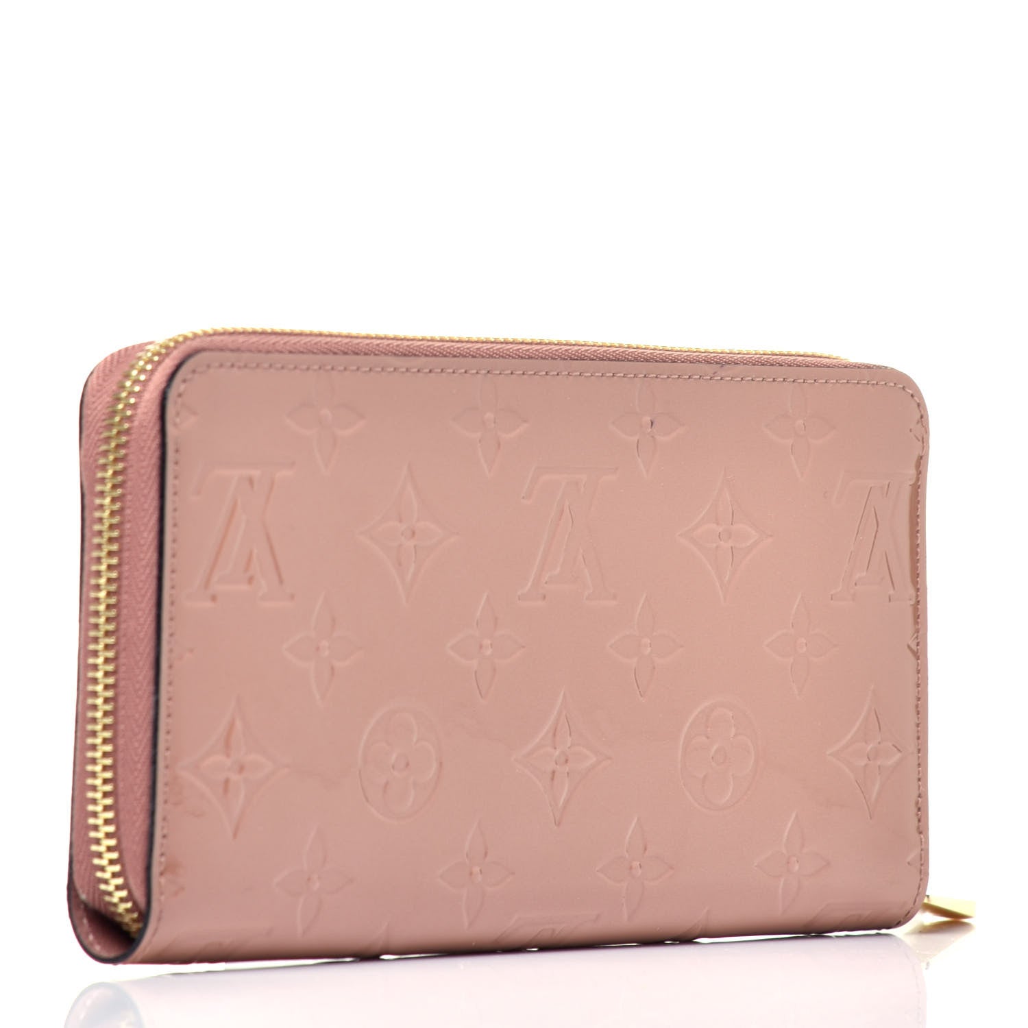 Louis Vuitton Vernis Zippy Wallet Rose Velours 3 of 7