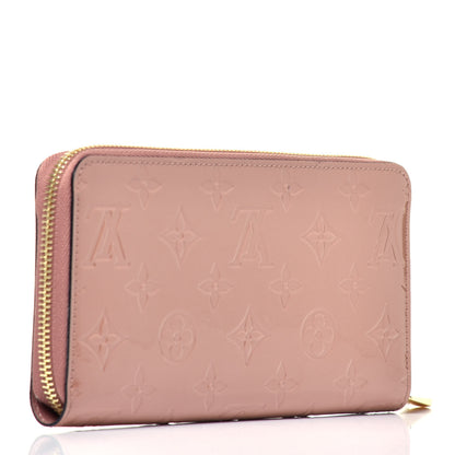 Louis Vuitton Vernis Zippy Wallet Rose Velours 3 of 7