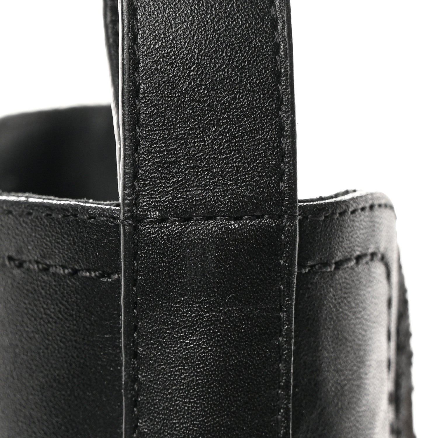 Fendi Vitello Karligraphy Embossed Ankle Boots 38.5 Black 11 of 15