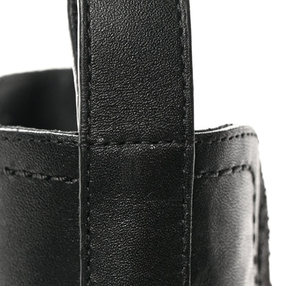 Fendi Vitello Karligraphy Embossed Ankle Boots 38.5 Black 11 of 15