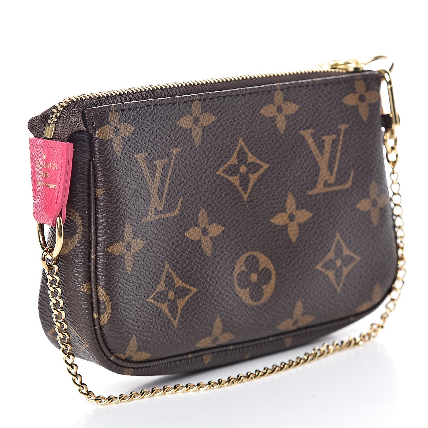 Monogram 2019 Christmas Animation Mini Courchevel Pochette Accessories Fuchsia