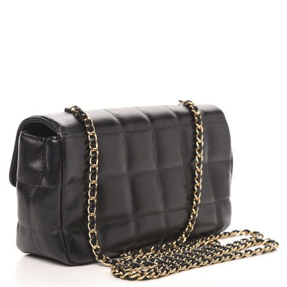 Chanel Lambskin Quilted Mini Chocolate Bar Flap Black 3 of 12