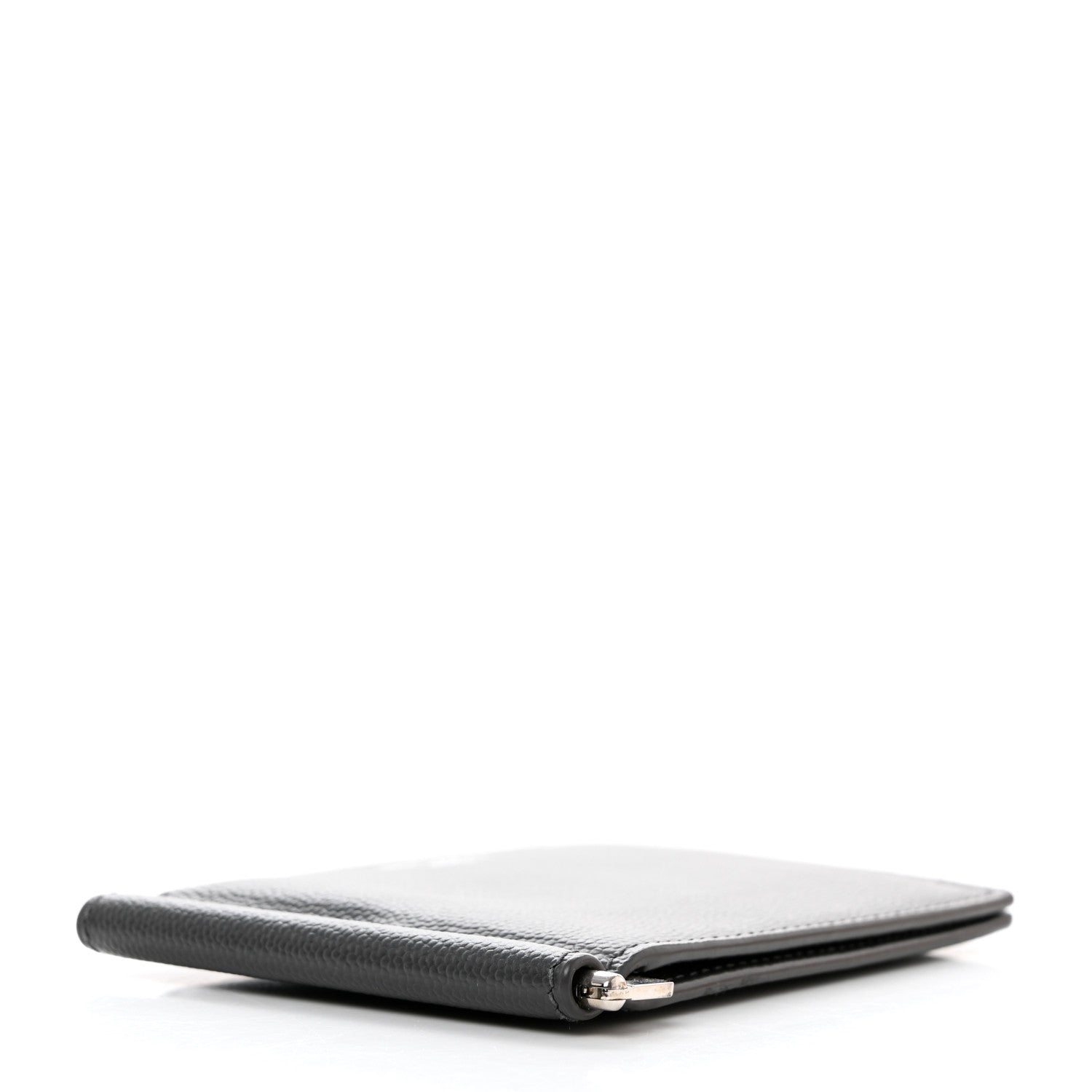 Saint Laurent SAINT LAURENT Grain De Poudre Bill Clip Card Case Grey 4 of 7