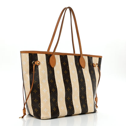 Louis Vuitton Monogram Rayures Neverfull MM 3 of 19