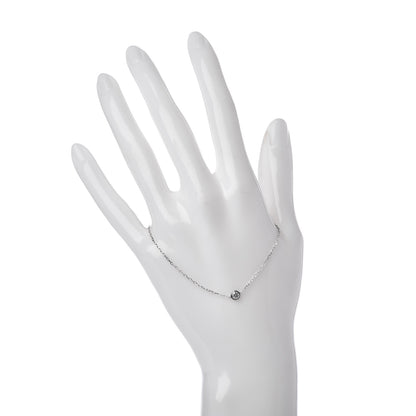 Cartier 18K White Gold Diamond SM D'Amour Bracelet 2 of 4