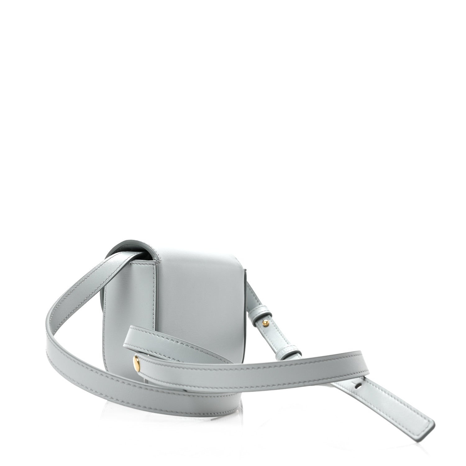 Celine Shiny Calfskin Mini Claude Soft Blue 3 of 9